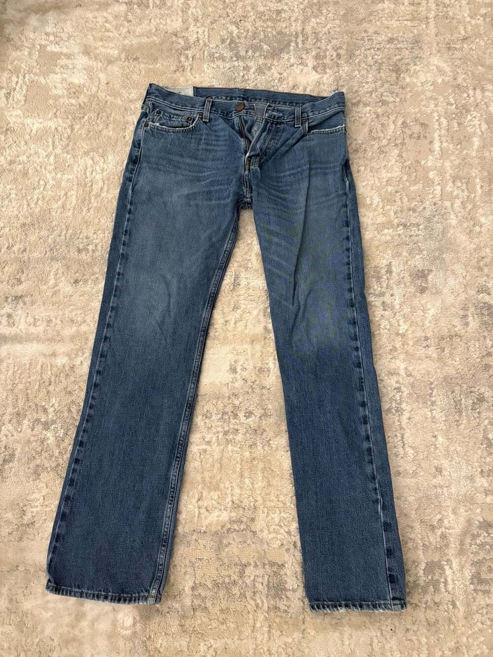 Hollister Straight Leg Blue Denim Jeans 32x32